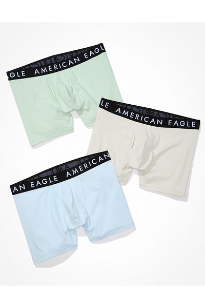 بوكسر كلاسيكي مقاس 4.5 بوصة من AEO - 3 عبوات U-3234-3872-900 American Eagle