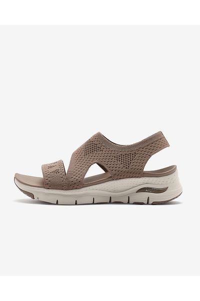 Arch Fit - صندل بني للسيدات من Brightest Day 119458   موك Skechers