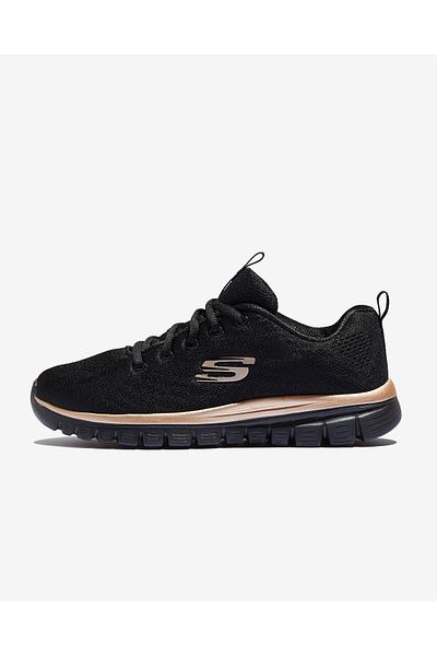 Graceful-get Connected حذاء رياضي أسود للنساء 12615 Bkrg Skechers