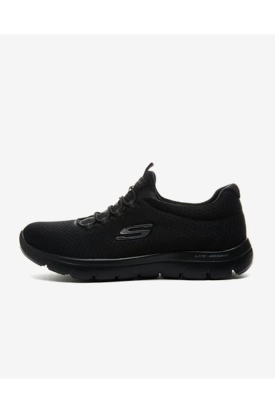 حذاء رياضي نسائي أسود من Summits 12980tk Bbk Skechers