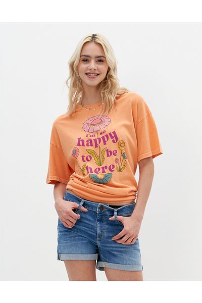تي شيرت أزرق للنساء/الفتيات U-1305-8960 American Eagle