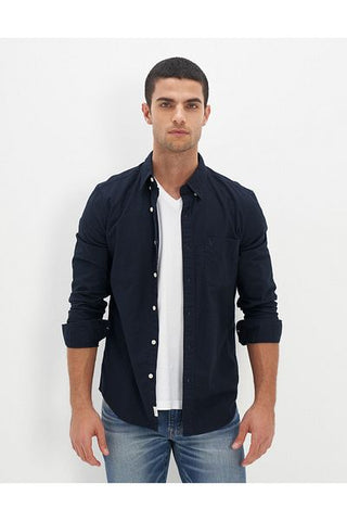 قميص رجالي باللون الأزرق الداكن U-5153-2232 American Eagle