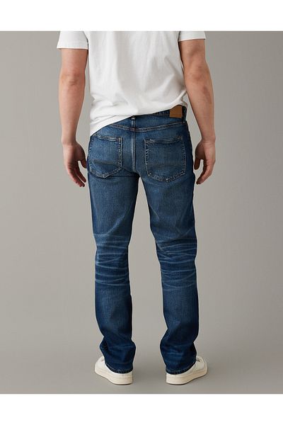 جينز رجالي باللون الأزرق الداكن U-0112-6685 American Eagle