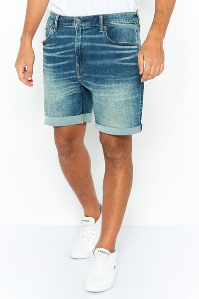 شورت رجالي أزرق U-3131-7481 American Eagle