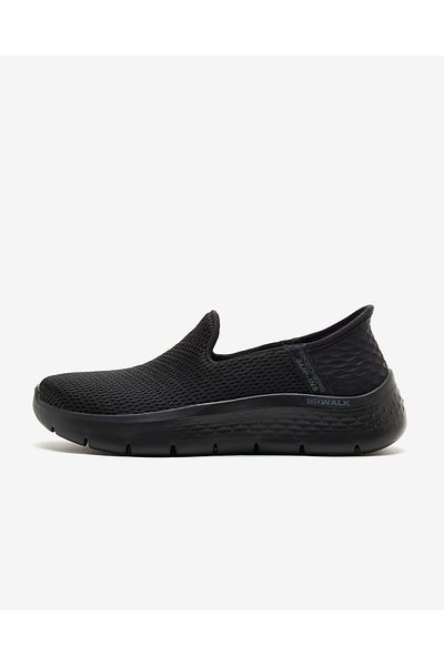 حذاء مشي نسائي أسود من Go Walk Flex - Relish - سهل الارتداء124963 بيبك Skechers