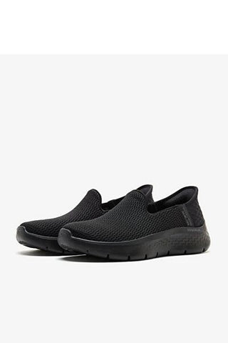 الذهاب المشي فليكس 124963 حذاء رياضي نسائي من tk - أسود Skechers