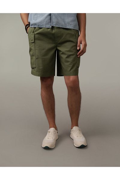 AE Flex Linen-Blend Cargo Short - U-0132-7701-299 American Eagle
