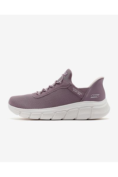 حذاء رياضي نسائي من Lila Bobs B Flex-fan Fav - 117502   كوال Skechers