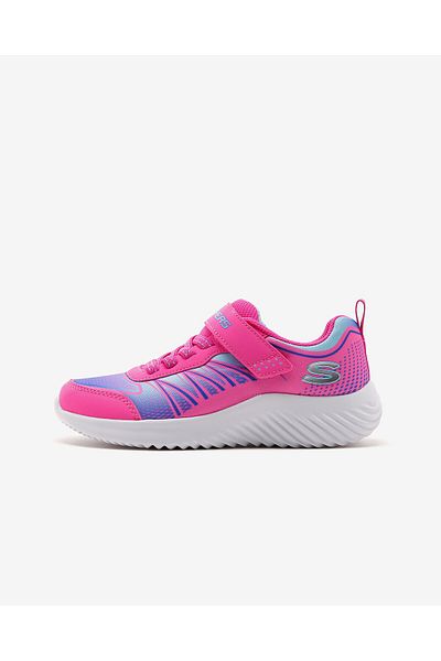 Bounder Groovy Moves - حذاء رياضي للفتيات باللون الوردي الكبير303526L Hpmt Skechers