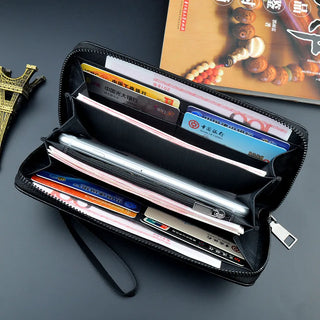 شنطة صغيرة كاجوال للنساء - 2021 New Alligator-print Wallet Men's Lo