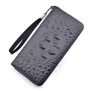 شنطة صغيرة كاجوال للنساء - 2021 New Alligator-print Wallet Men's Lo
