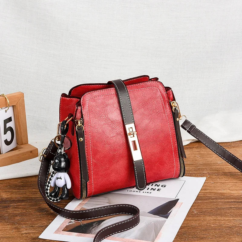 شنطة جلد كلاسيك للنساء - 2022 Newest Trendy Ladies Shoulder Bags