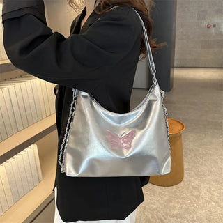 شنطة صغيرة أنيقة للنساء - 2023 Hot Pu Leather Shoulder Fur Tote La