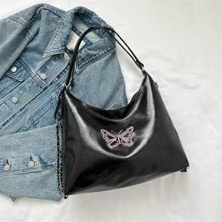 شنطة صغيرة أنيقة للنساء - 2023 Hot Pu Leather Shoulder Fur Tote La
