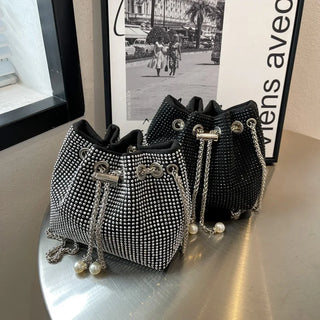 شنطة صغيرة موضة 2025 للنساء - 2023 Luxury Handbags Rhinestone Diamonds