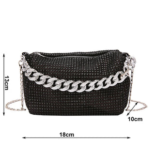 شنطة نسائية موضة 2025 للنساء - 2023 New Women's Bag Full Drill Hourglas