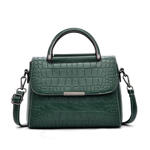 شنطة جلد عملية للنساء - 2023 Stone Pattern Hand Bags Ladies New