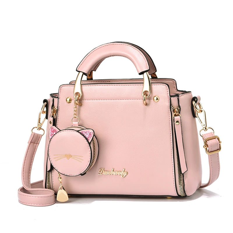 شنطة كتف أنيقة للنساء - 2024 Fashion PU Leather High Quality Han