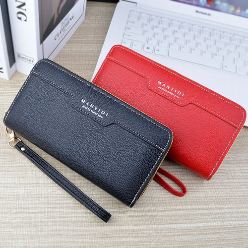 شنطة سهرة عصرية للنساء - 2024 New Design Ladies Pu Leather Wallet