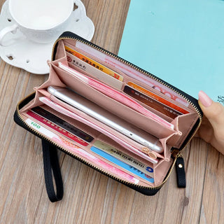 شنطة جلد كاجوال للنساء - 2024 New Design Ladies Pu Leather Wallet