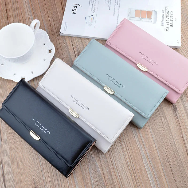 شنطة نسائية كلاسيك للنساء - 2024 New Design Ladies Pu Leather Wallet