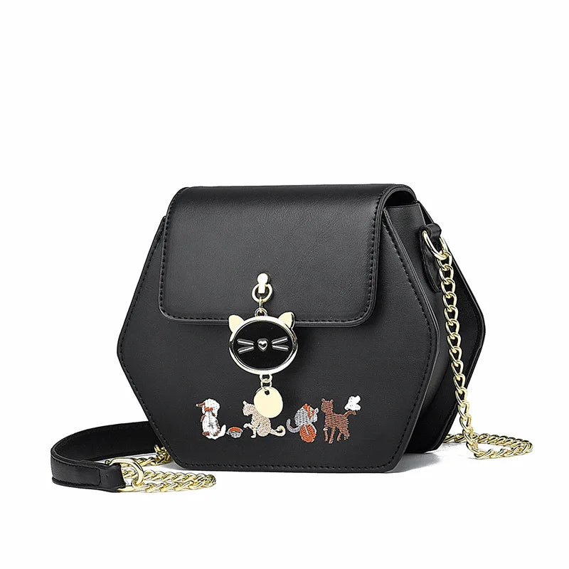 شنطة جلد فاخرة للنساء - 2024 New Designer Ladies Shoulder Bag Cr