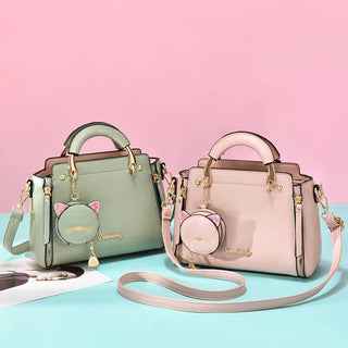 شنطة جلد كلاسيك للنساء - 2024 New Trendy Fashion Hand Bag Female