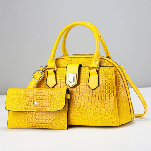شنطة جلد عملية للنساء - 2024 New Wholesale Luxury Leather Fashio