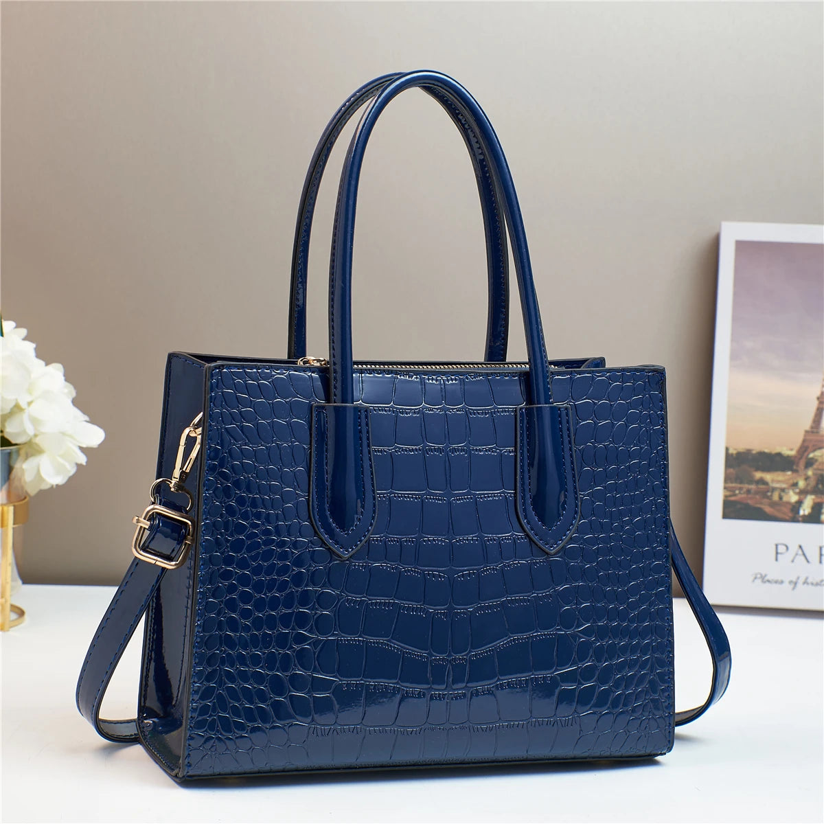 شنطة يد ترند للنساء - 2024 Newest Pu Leather Ladies Designer B