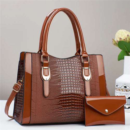 شنطة صغيرة شيك للنساء - 2024 Newest Women's Bags 2 Pieces Set La