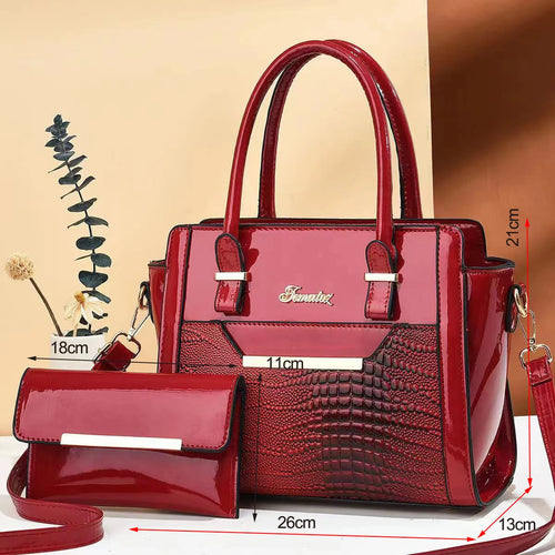 شنطة جلد موضة 2025 للنساء - 2025 Alligator PU Leather Women's Bags S