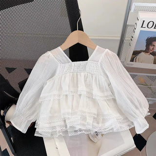 موضة 2025 خريف جديد cute lace jacket and jeans طقم قطعتين كاجوال foreign ستايل children's clothing for babies plus size