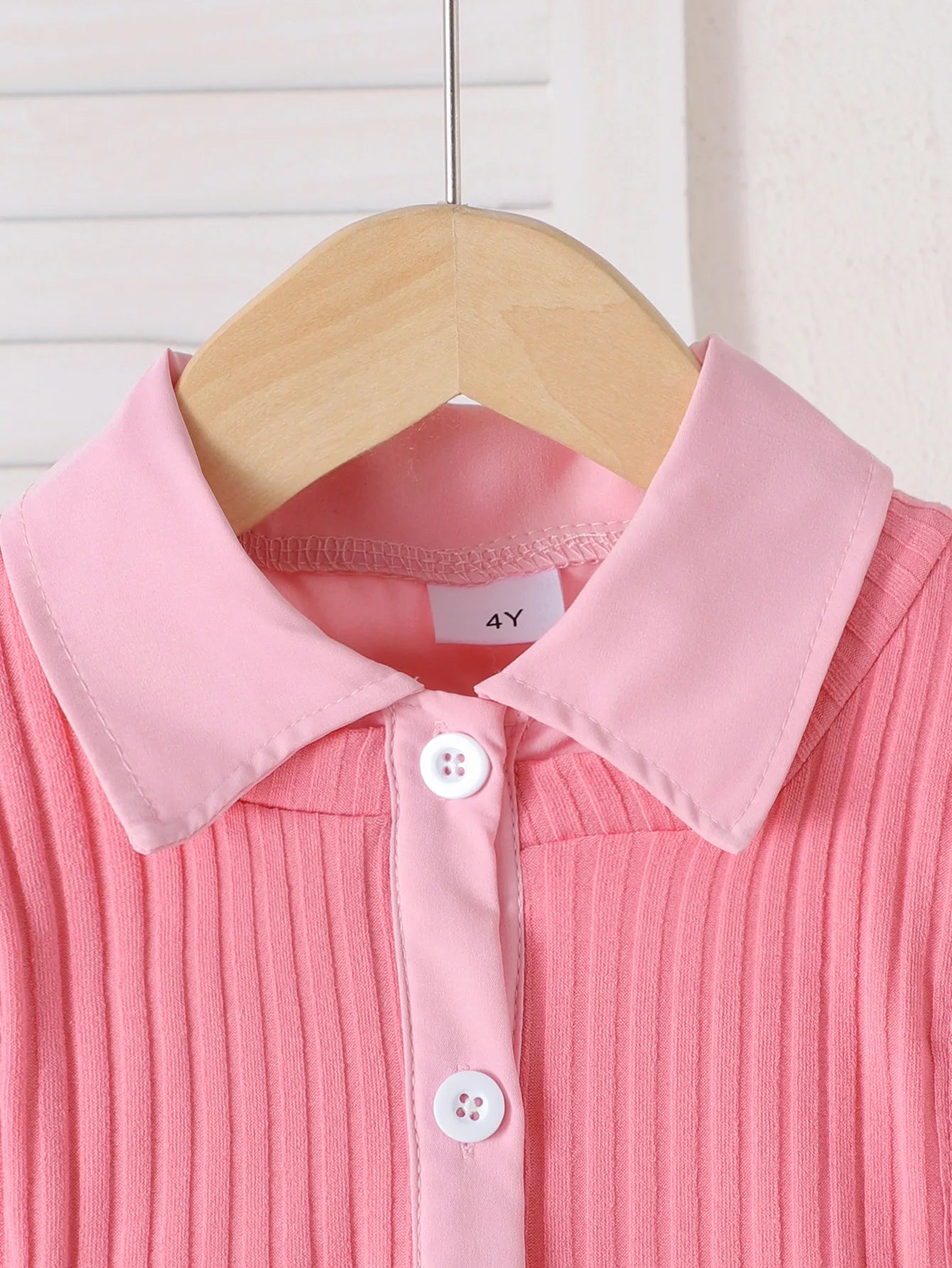 موضة 2025 خريف/شتاء جديد بنات' طقم بنات' طقم pink shirt جيب