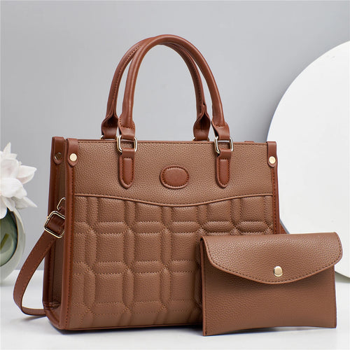 شنطة جلد ترند للنساء - 2025 Bags Set New Designer Purses High Q