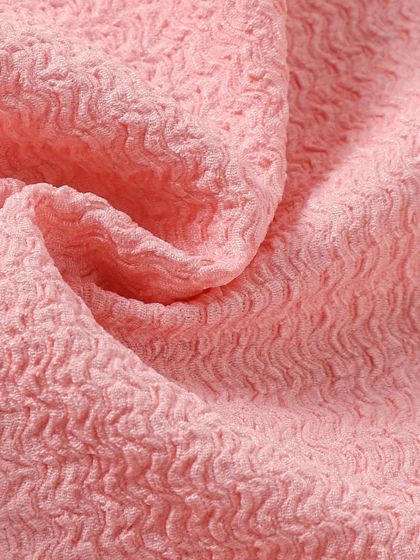 موضة 2025 cute pink بنت صيف بدلة for children bow bubble كم قصير plus جيب كاجوال print ستايل