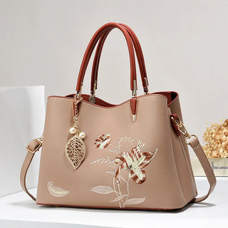 شنطة جلد أنيقة للنساء - 2025 Fashion Design Korea Trendy Ladies
