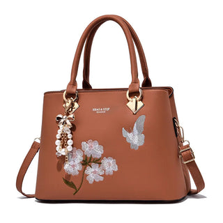 شنطة صغيرة فاخرة للنساء - 2025 Fashion Embroidery Flower New Cross