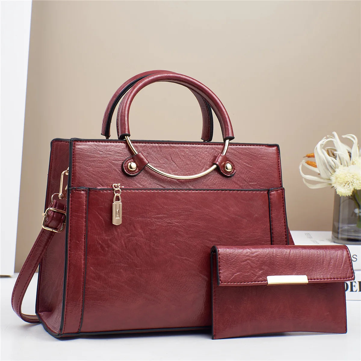 شنطة نسائية عصرية للنساء - 2025 Fashion Ladies Shoulder Bags Set La