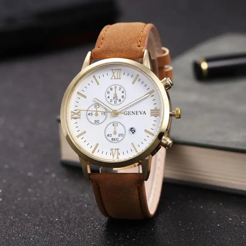 شنطة صغيرة عصرية للنساء - 2025 Fashion Leather Man Wrist Watch Ban