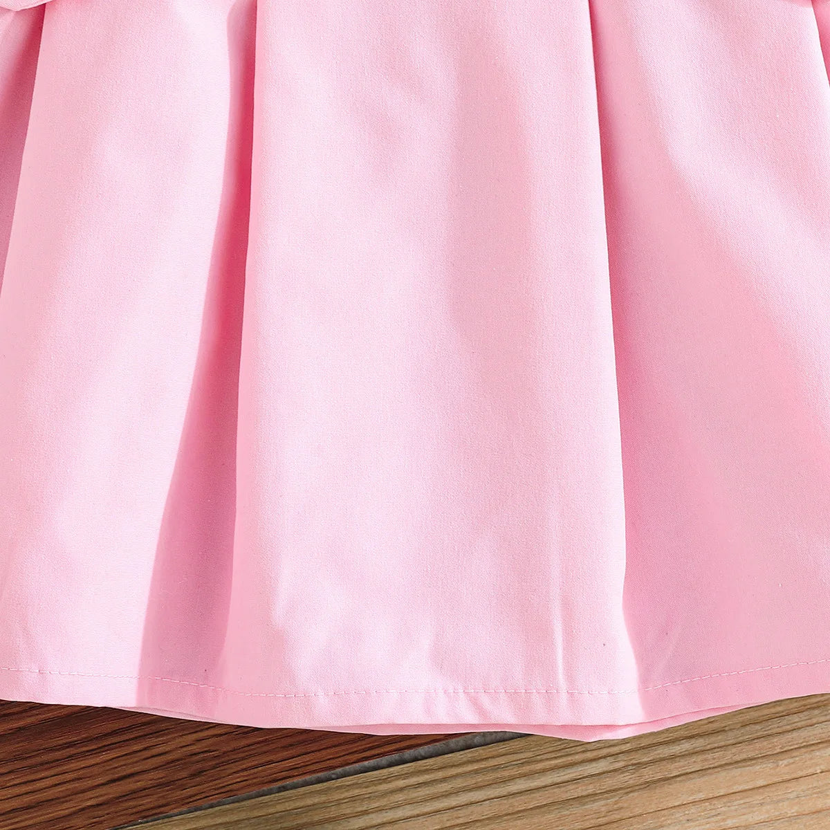 موضة 2025 بنات صيف cute pink بدون أكمام توب بليسيه جيب كاجوال cotton print بنت sets