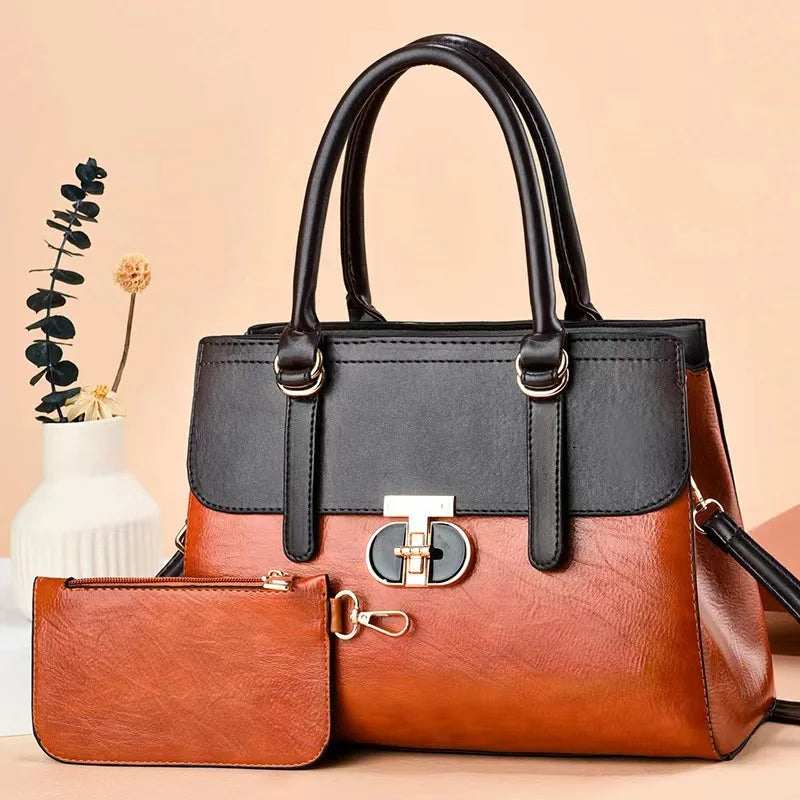 شنطة سهرة فاخرة للنساء - 2025 Good Quality Shoulder Bags Set PU L