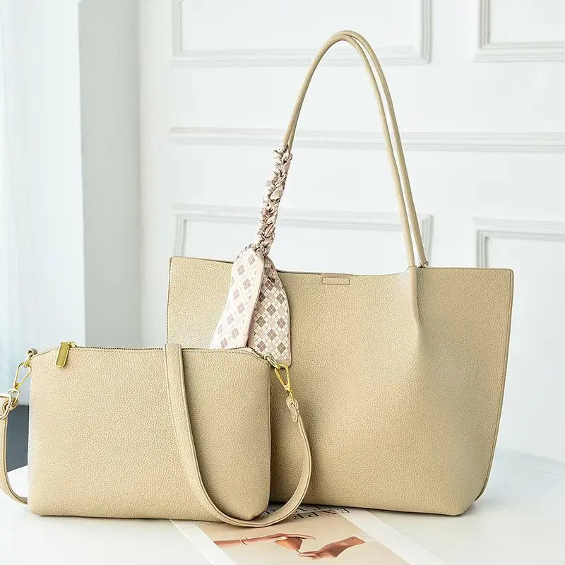 شنطة صغيرة عملية للنساء - 2025 Large Capacity Ladies Tote Bags Set