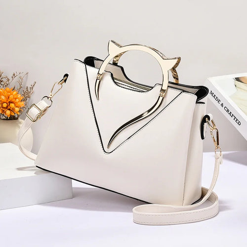 شنطة يد مميزة للنساء - 2025 Latest Fashion Bags Women Cat Handl