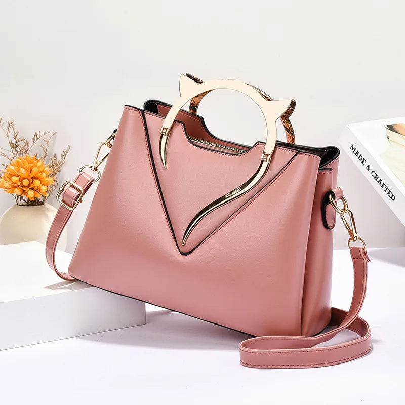 شنطة يد مميزة للنساء - 2025 Latest Fashion Bags Women Cat Handl