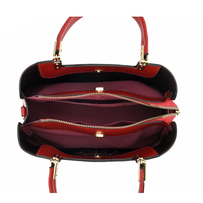شنطة جلد عملية للنساء - 2025 Latest Fashion Women Hand Bags PU L