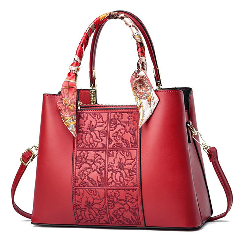 شنطة جلد عملية للنساء - 2025 Latest Fashion Women Hand Bags PU L