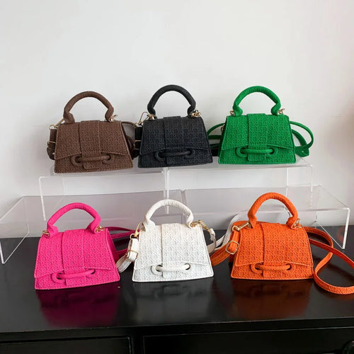 شنطة صغيرة شيك للنساء - 2025 Lattice Popular PU Leather Fashion