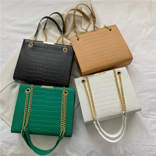 شنطة سهرة شيك للنساء - 2025 New Arrival Bags Brand Golden Chain