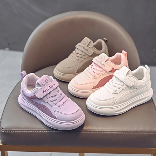 موضة 2025 جديد كاجوال joker flat bottom sneakers for little أولاد and بنات non-slip shoes for four seasons baby friendly