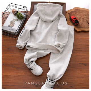 موضة 2025 جديد children's cotton sports بدلة for أولاد كاجوال hooded baseball بدلة with printed pattern fashionable for خريف